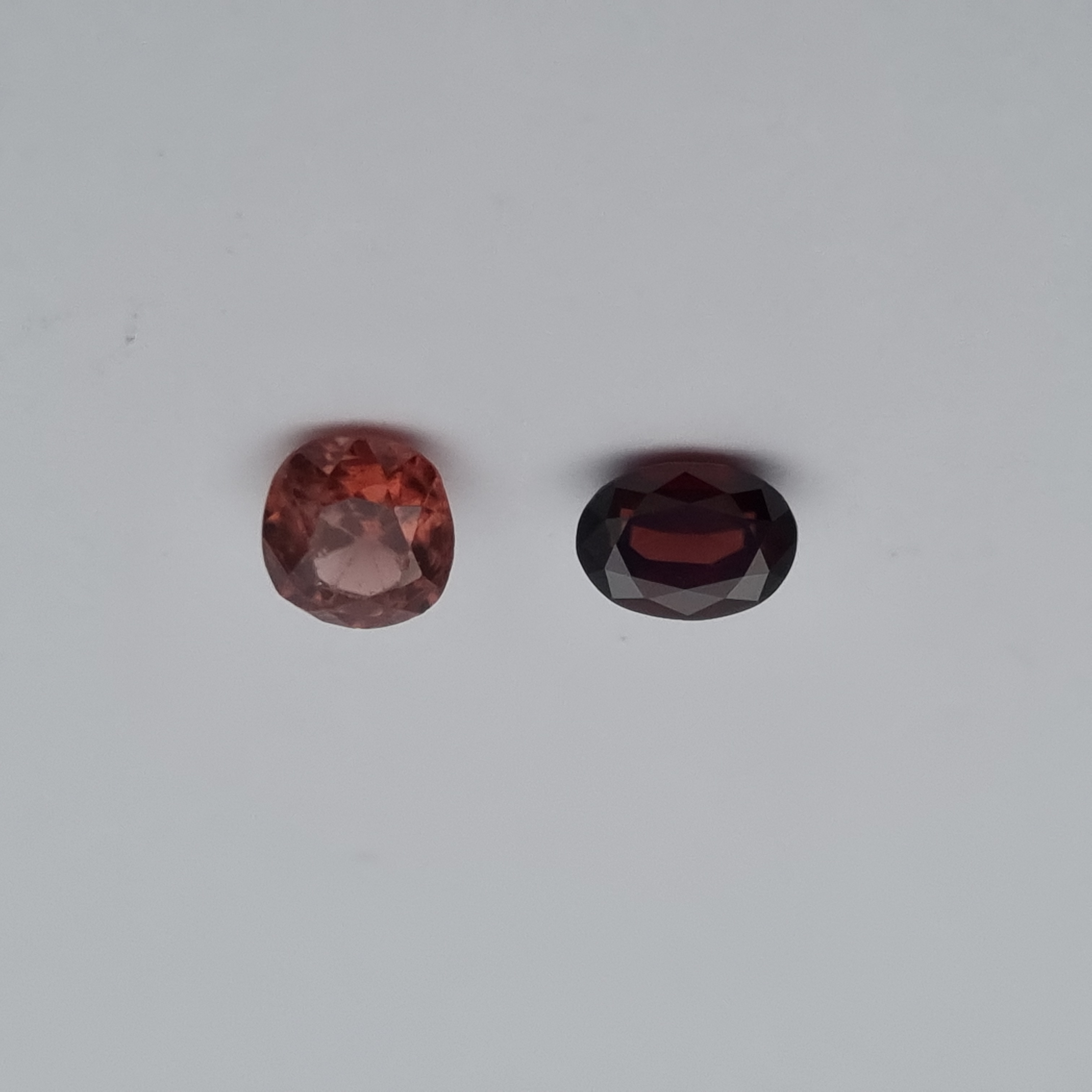 zircons close to being red in colour